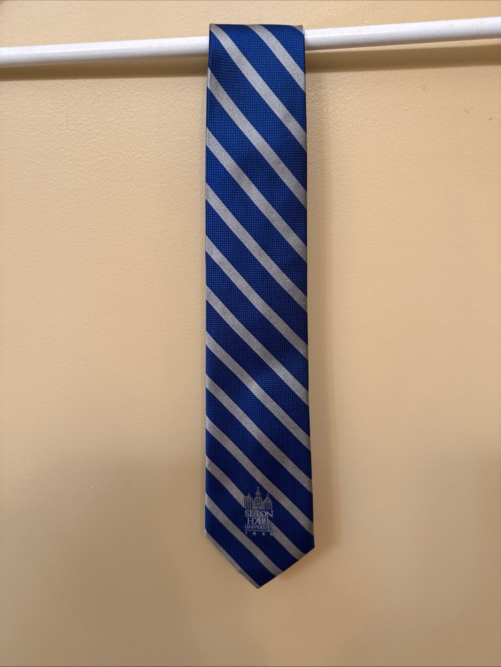 Able Blue and Silver Diagonal Stripe Tie